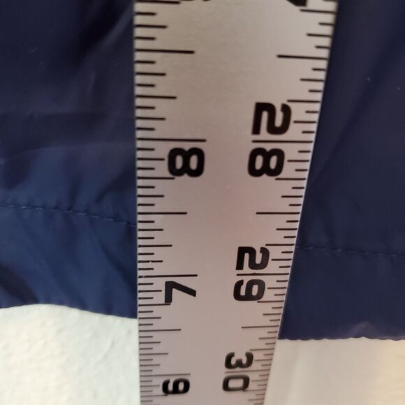 Nike Jacket Womens XL Navy Blue Full Zip Winsbreaker Lightweight Swoosh Logo - Picture 9 of 16